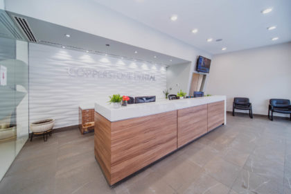 Bright & Welcoming Reception Area | Copperstone Dental | SE Calgary Dentist